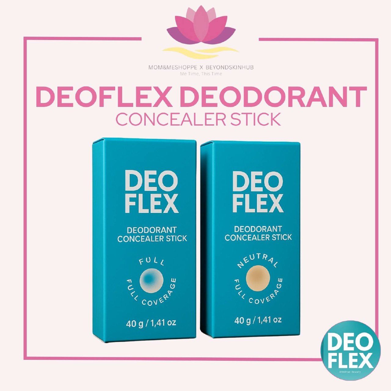 Mixtrue Beauty Deoflex Deodorant Concealer Stick | Deodorizing and whitening