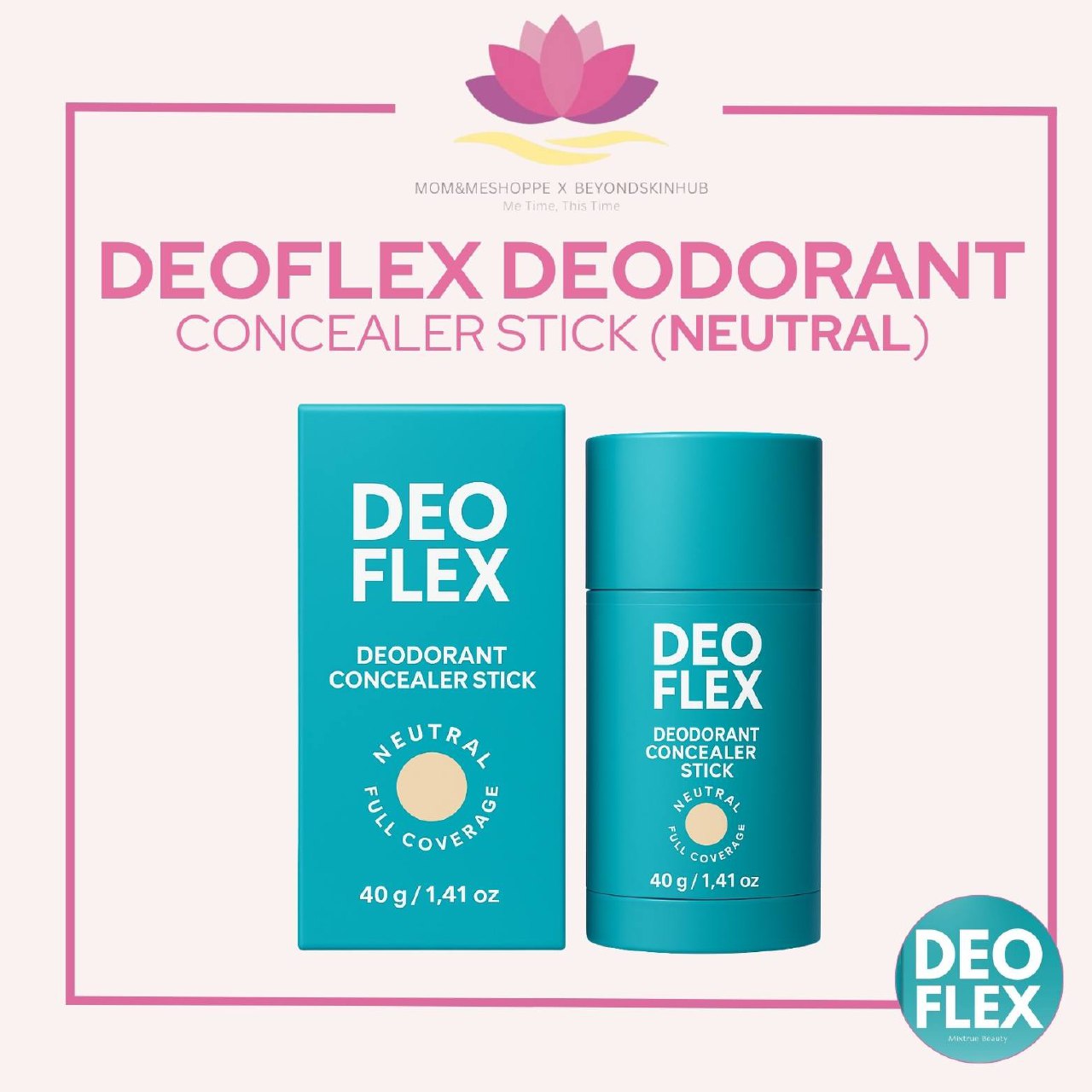Mixtrue Beauty Deoflex Deodorant Concealer Stick | Deodorizing and whitening