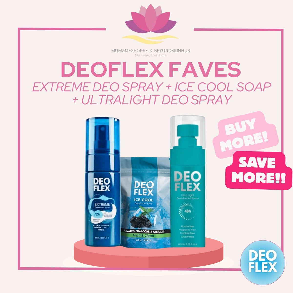 Deoflex Faves (Deodorant & Soap Bundle)
