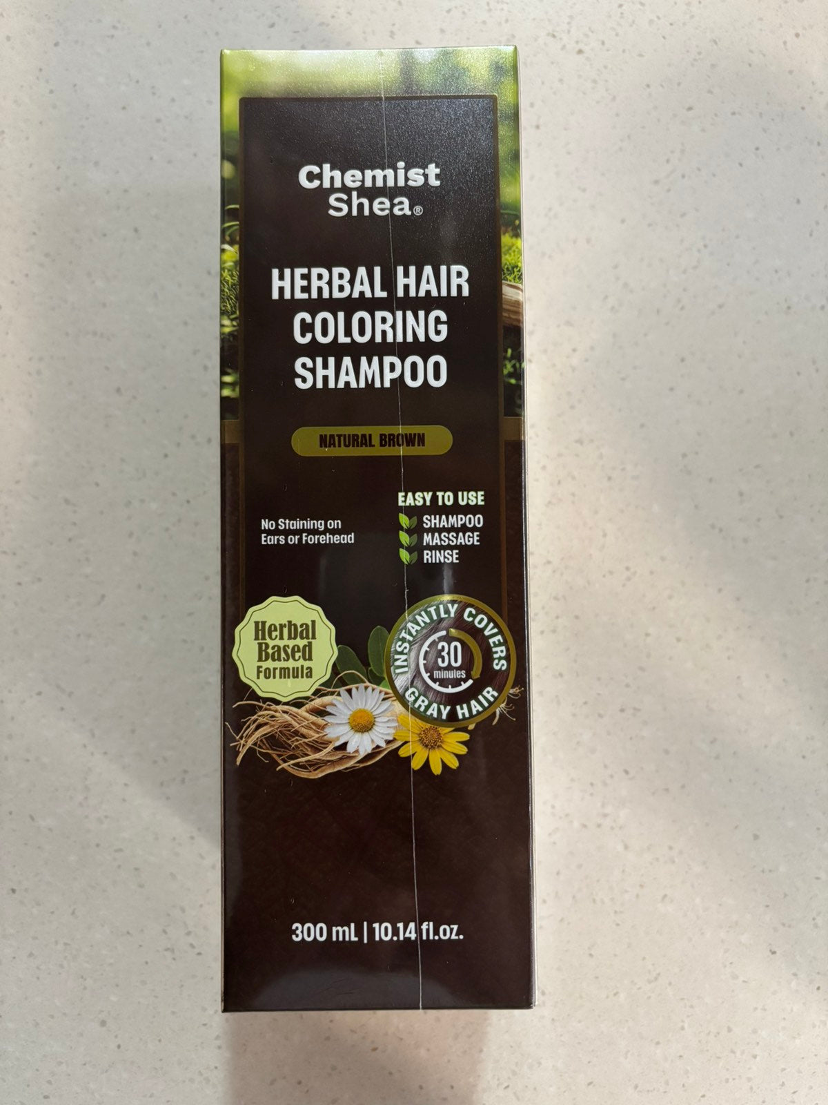 Chemist Shea Herbal Hair Coloring Shampoo- Natural Black