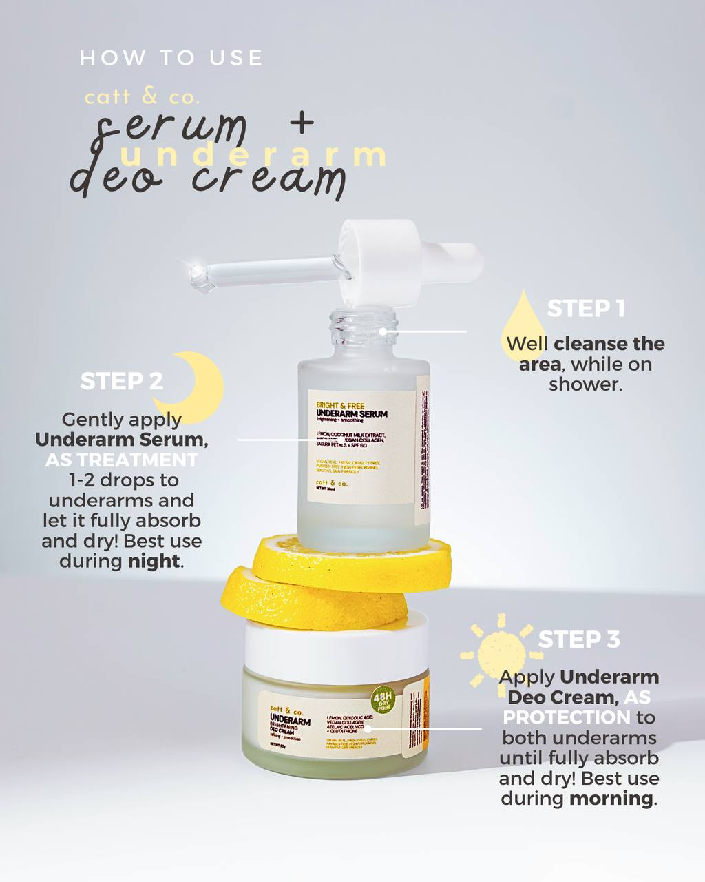 Catt & Co Brightening Deo Cream