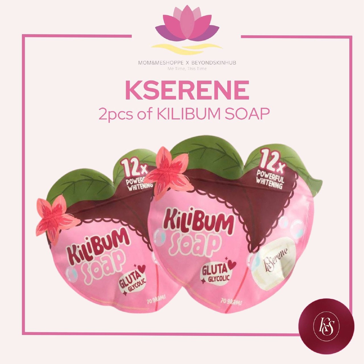 KSerene Kilibum Soap with Glutathione and Glycolic Acid