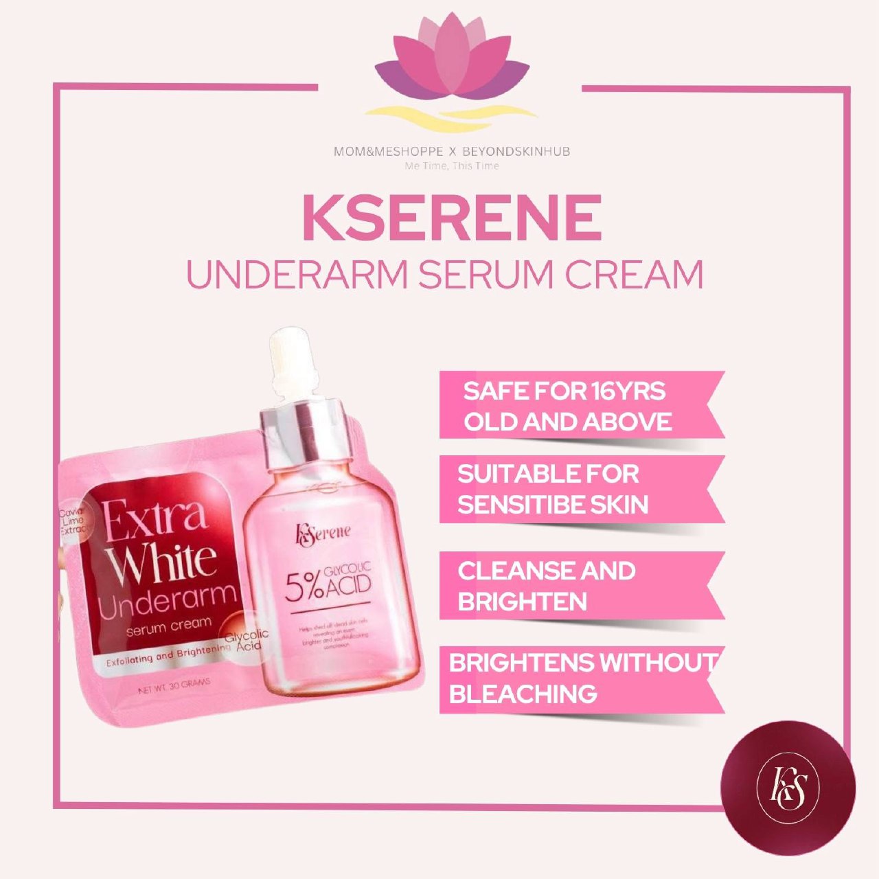 KSerene Extra White Underarm Serum Cream