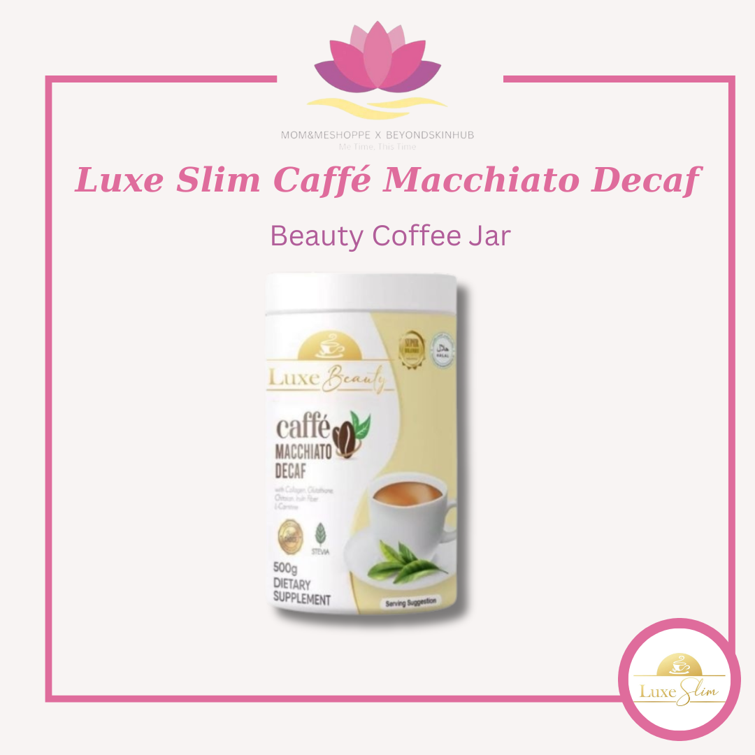 Luxe Slim Caffe Macchiato Decaf Jar