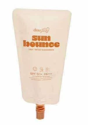 Dear Face Sun Bounce Daily Defense Tinted Sunscreen Dewfense Technology SPF 50 PA+++