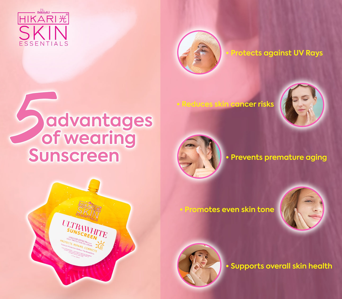 Hikari Ultrfresh Sunscreen and Sun Perfect Tinted Sunscreen Bundle | SPF 50 PA++++