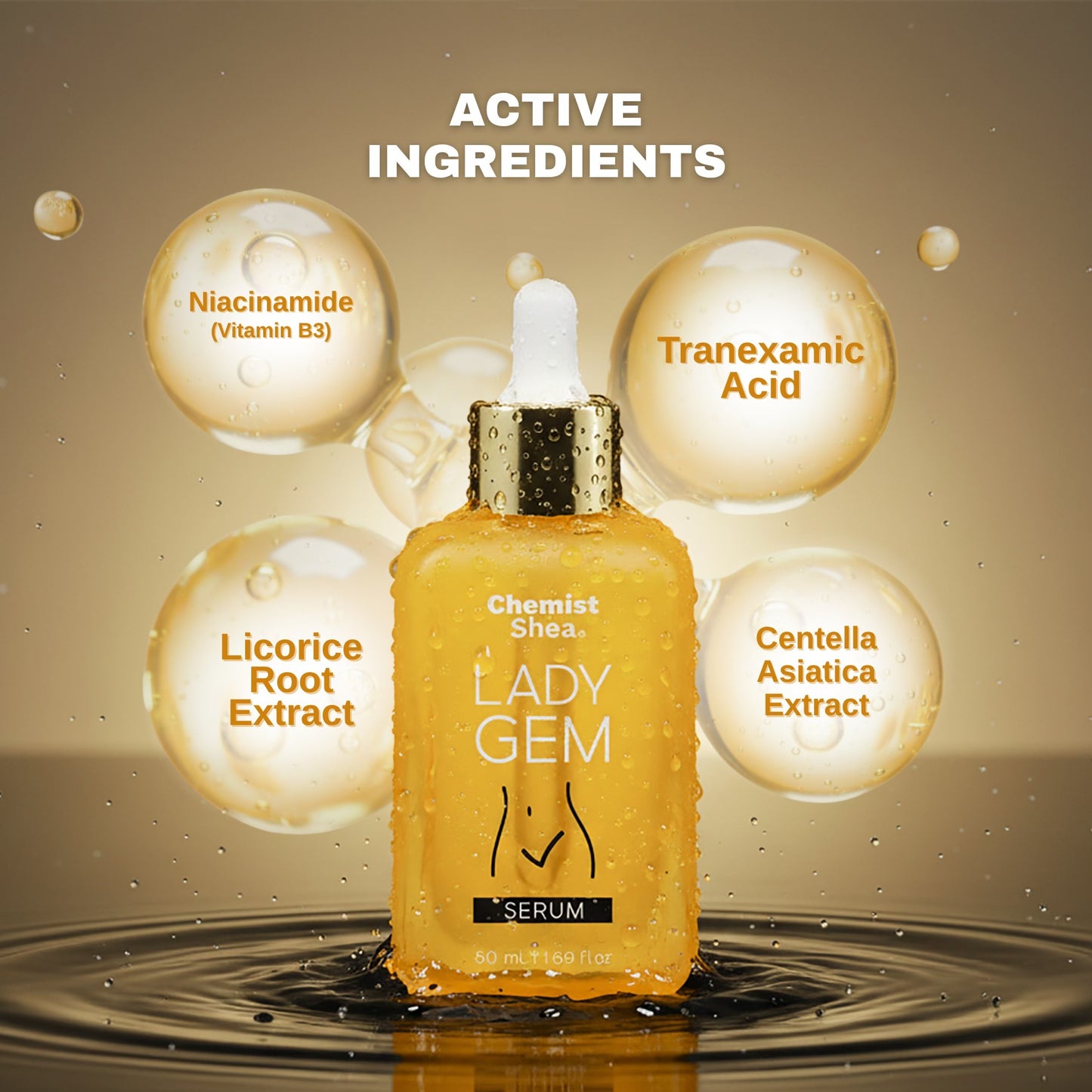Mixtrue Beauty Chemist Shea Lady Gem Serum – Intimate Lightening Serum 50ml