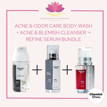 Mixtrue Beauty Chemist Shea Acne & Odor Care Body Wash