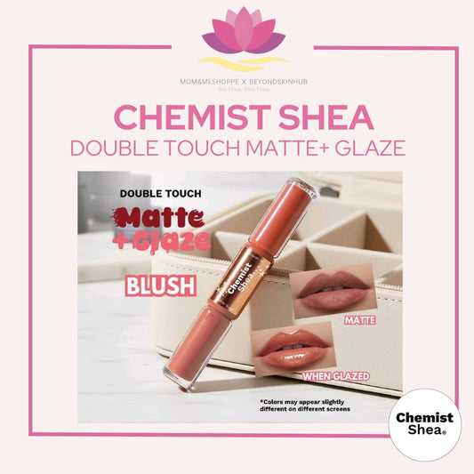 Mixtrue Beauty Double Touch Matte + Glaze Transfer Proof Lippie | Matte & High Gloss Lip stain