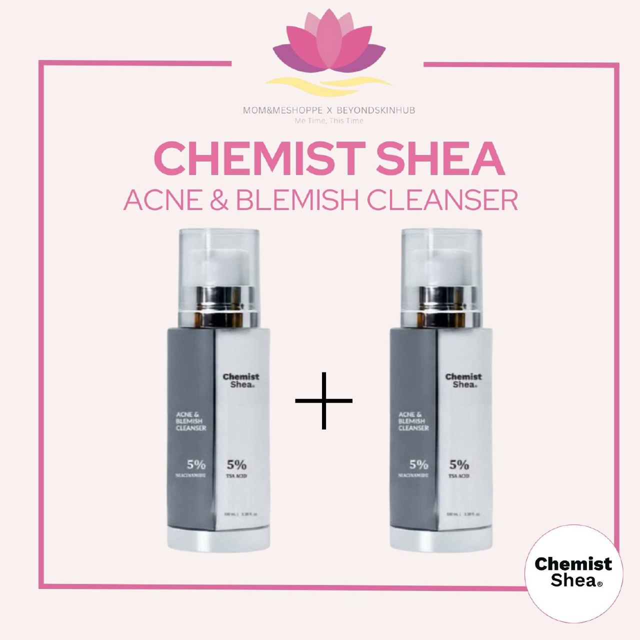 Mixtrue Beauty Chemist Shea Acne & Blemish Cleanser | with Niacinamide, Salicylic Acid, Tranexamic Acid & Azelaic Acid