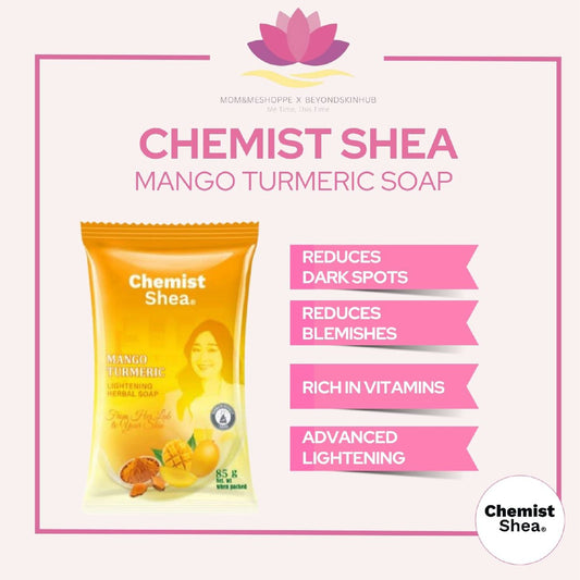 Chemist Shea Mango Turmeric Lightening Herbal Soap | For dull uneven skin tone, Brightening