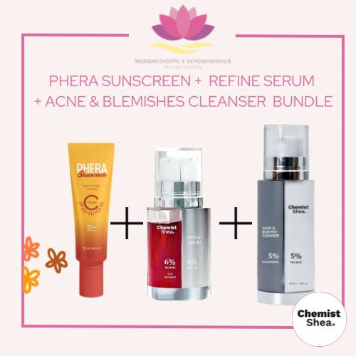 Mixtrue Beauty Chemist Shea Refine Serum | Dual Chamber. Niacinamide, Zinc, Peptide.