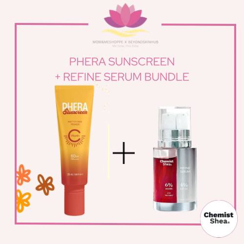 Mixtrue Beauty Chemist Shea Refine Serum | Dual Chamber. Niacinamide, Zinc, Peptide.