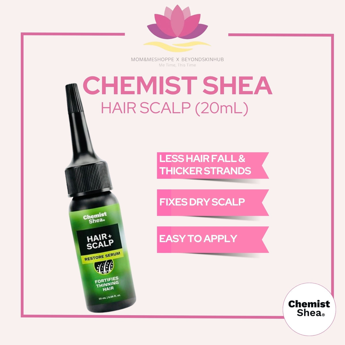 Mixtrue Beauty Chemist Shea Hair + Scalp Restore Serum | For Damaged & Thinning Hair