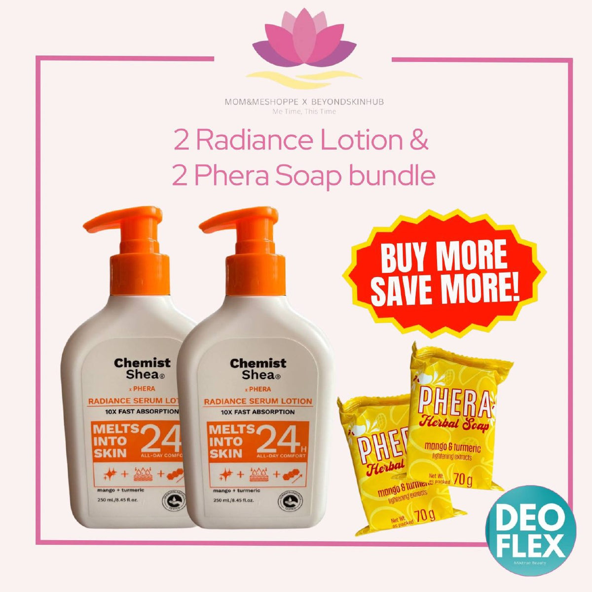 Mixtrue Beauty Chemist Shea x Phera Radiance |Brightening,  hydrating, ultra lightweight & non-sticky