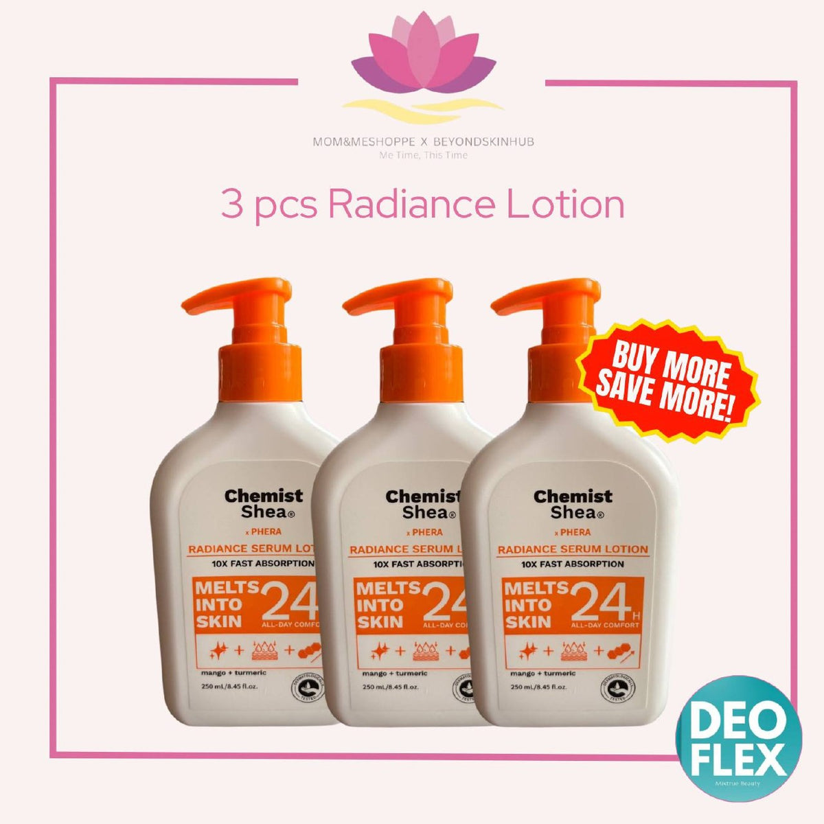 Mixtrue Beauty Chemist Shea x Phera Radiance |Brightening,  hydrating, ultra lightweight & non-sticky