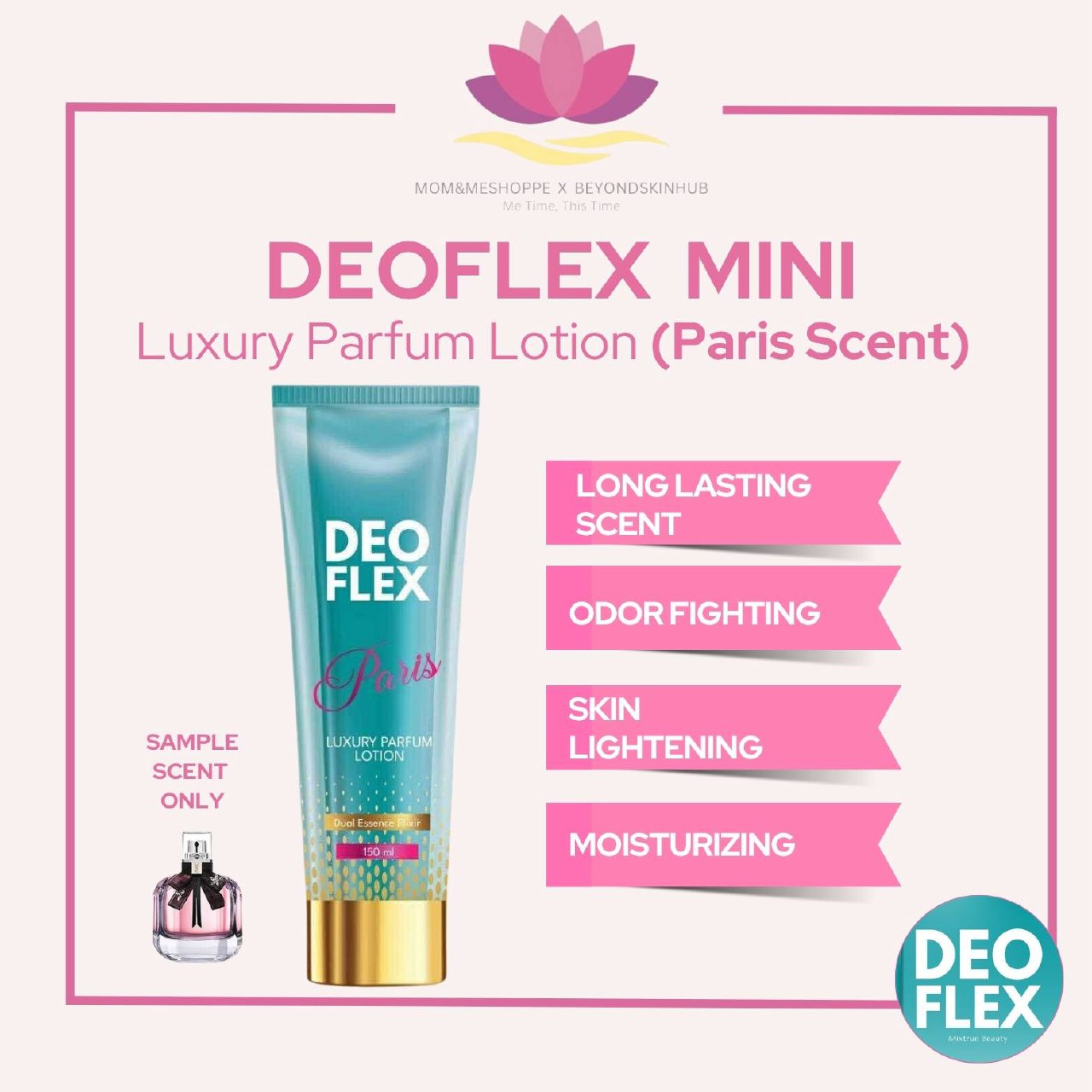 Mixtrue Beauty Deoflex Luxury Parfum Lotion 40ml | mini size| hand cream| Rouge & Paris