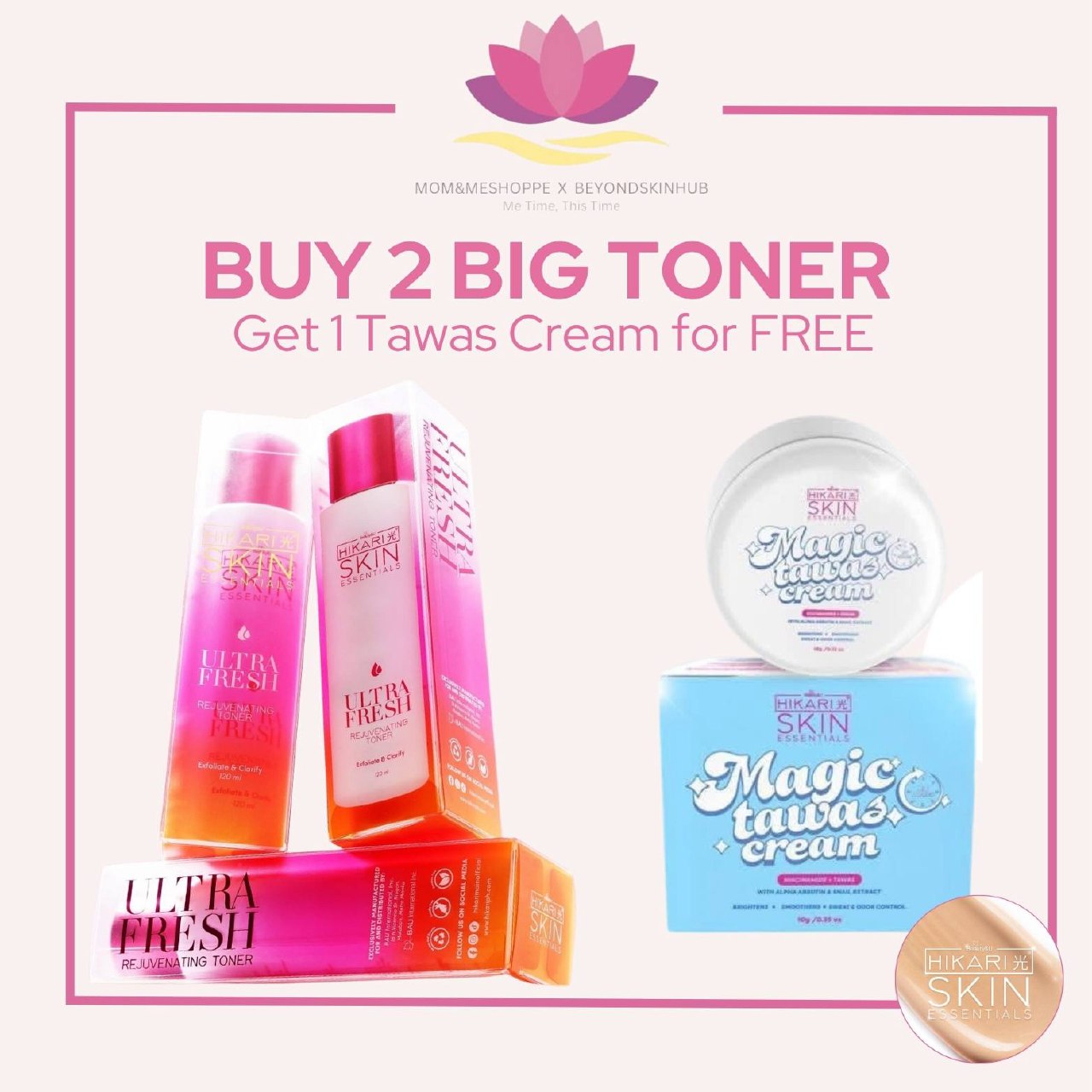 Hikari Skin Essentials UltraFresh Rejuvenating Toner 120ml (Big)