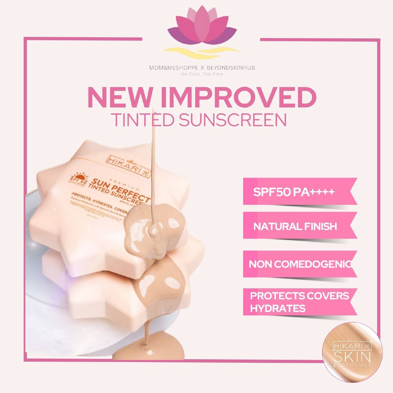 Hikari Sun Perfect Tinted Sunscreen SPF50 50ml