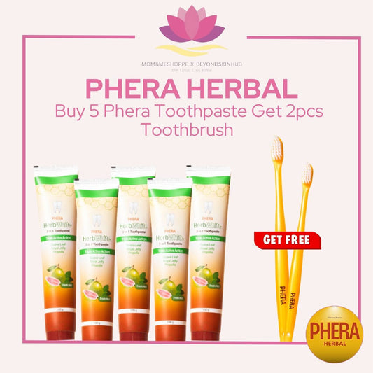 Phera Herbal Toothpaste Bundle of 5 + 3