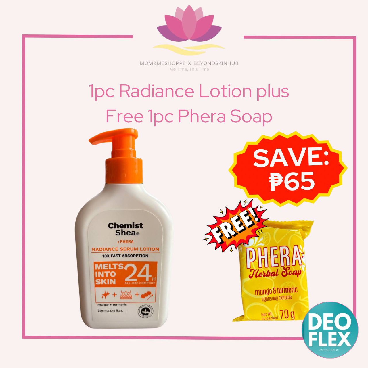 Mixtrue Beauty Chemist Shea x Phera Radiance |Brightening,  hydrating, ultra lightweight & non-sticky