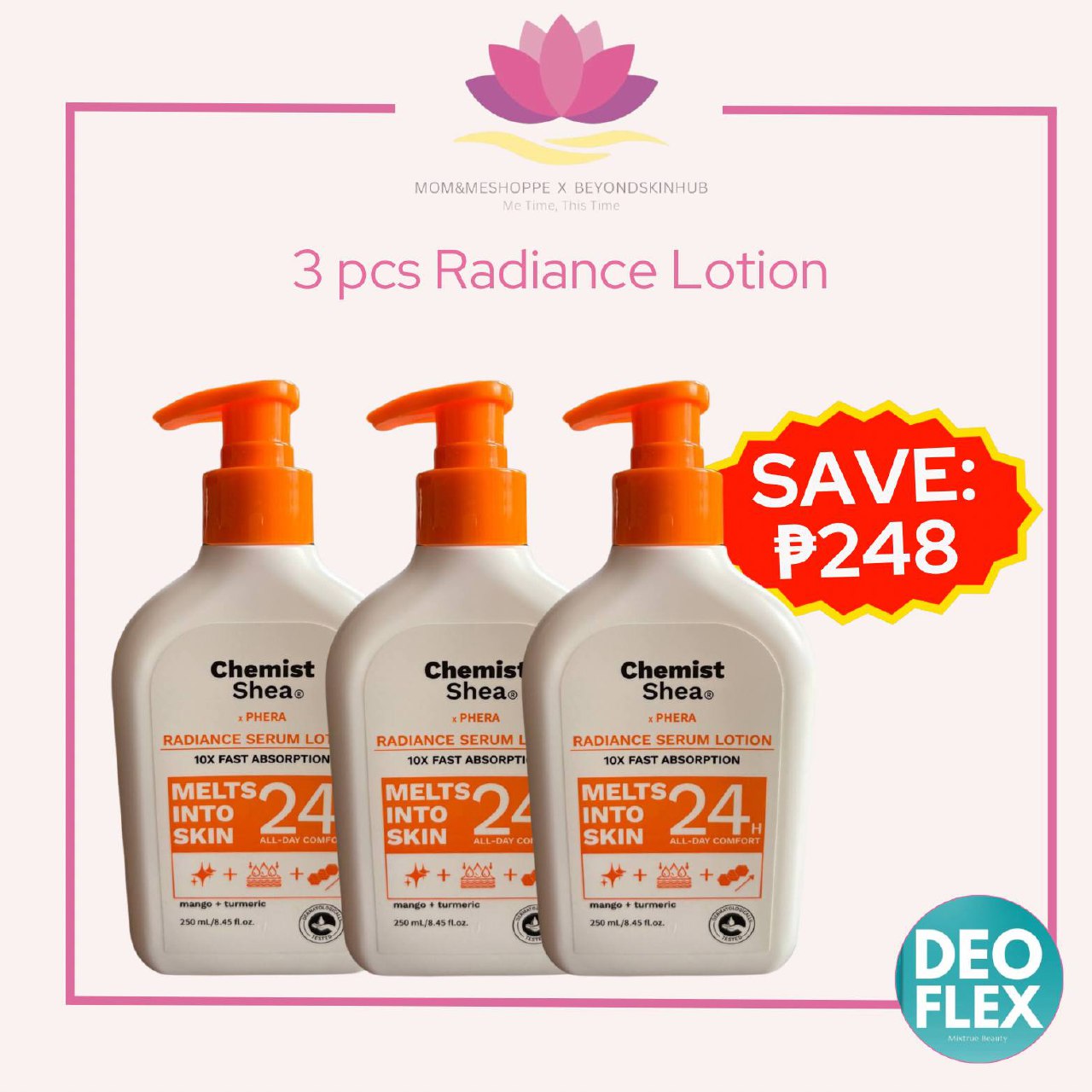 Mixtrue Beauty Chemist Shea x Phera Radiance |Brightening,  hydrating, ultra lightweight & non-sticky