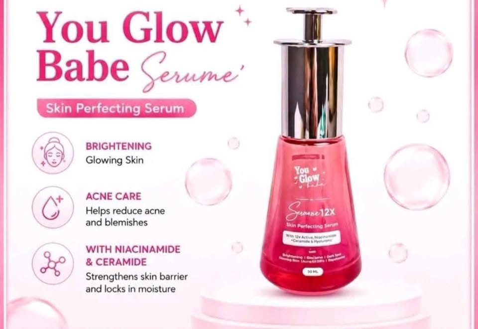 You Glow Babe Skin Perfecting Serum | Brightening & Acne Care | Niacinamide & Ceramide
